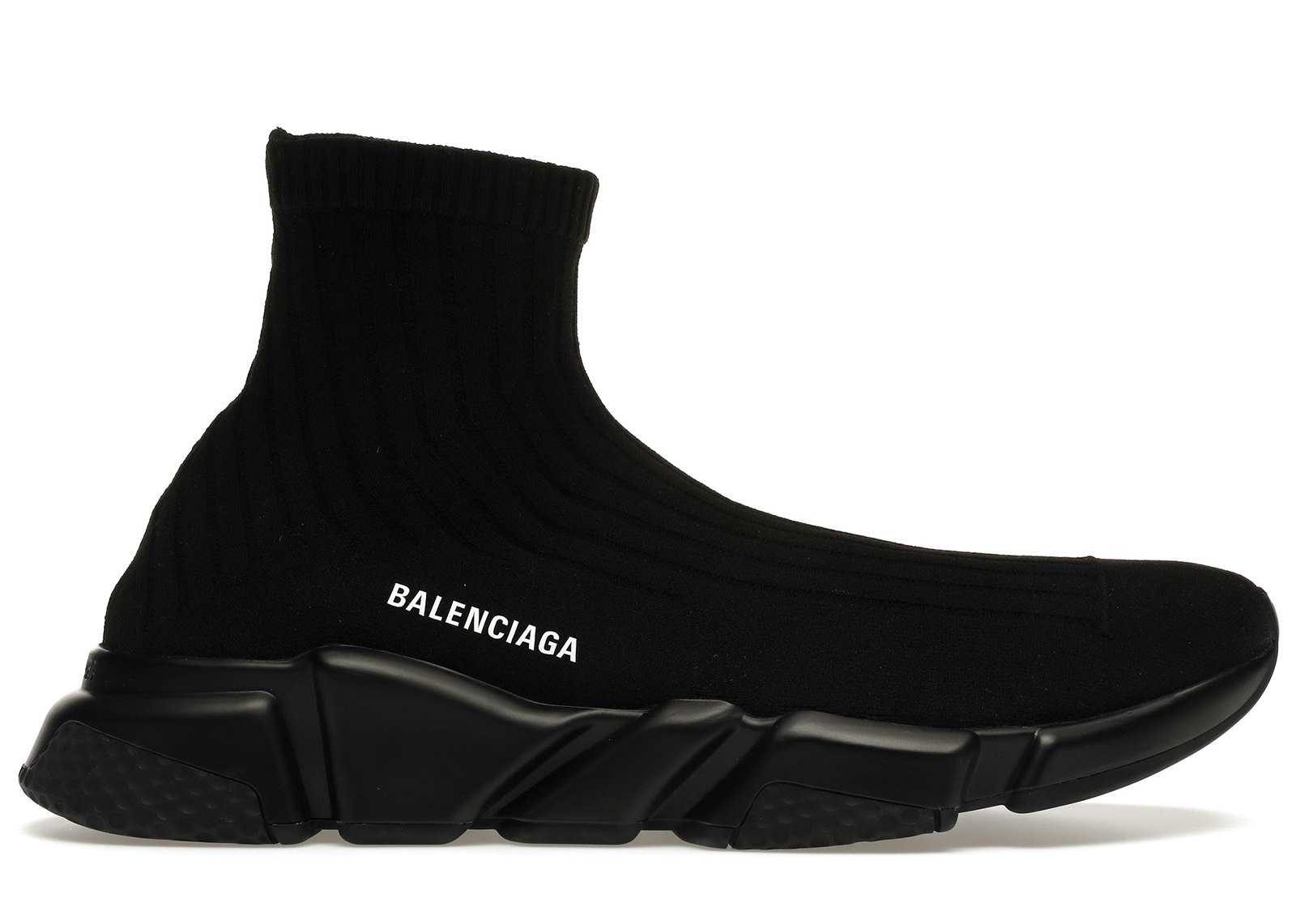 Balenciaga Speed Soccer black stretchknit sneakers  Harvey Nichols